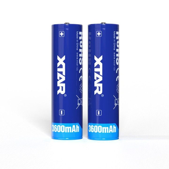 Lítiová batéria XTAR 3,6 V 18650 3600 mAh | RCsvet