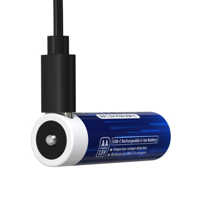 Lítiová batéria XTAR AA 1,5V 4100mWh s USB-C 4ks s káblom | RCsvet