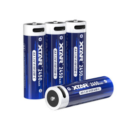 Lítiová batéria XTAR AA 1,5V 4100mWh s USB-C 4ks s káblom | RCsvet