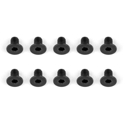 Imbusové šroubky M2,5 × 4 mm s plochou hlavou