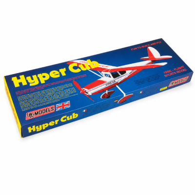 Hyper Cub Free Flight Rubber-Band Powered Balsa kit stavebnica | RCsvet