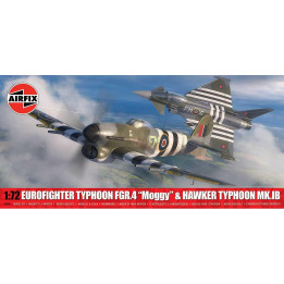 Classic Kit letadla A40001 - Eurofighter Typhoon FGR.4 (FMOG) + Hawker Typhoon Mk.Ib (Twin Pack) (1:72)