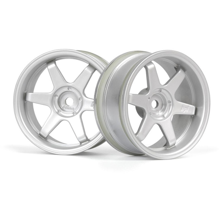TE37 disky 26mm stříbrné (6mm offset) 2ks