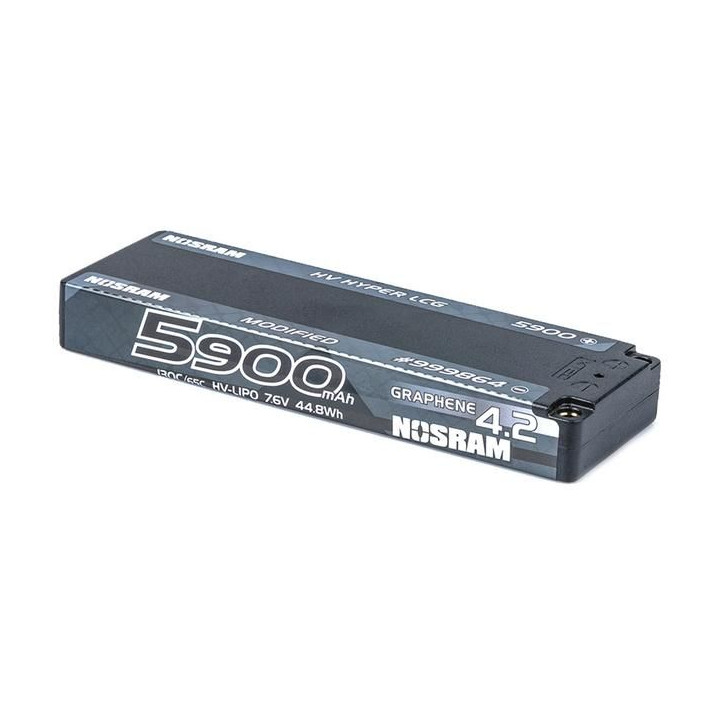 HV Hyper LCG Modified GRAPHENE-4.2 5900mAh Hardcase aku - 7.6V LiPo - 130C/65C