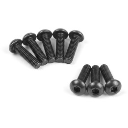 Imbusové šroubky s kulatou hlavou M3x12 mm (8 ks)