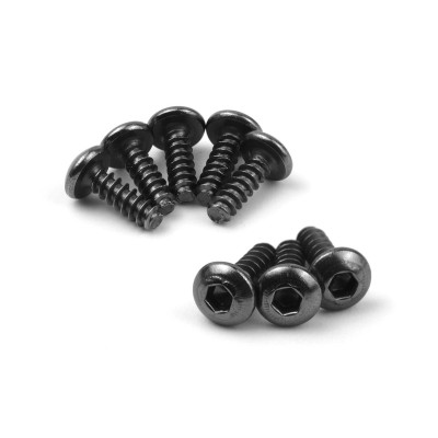 Imbusové šroubky s kulatou hlavou M2,6 x 8 mm (8 ks)