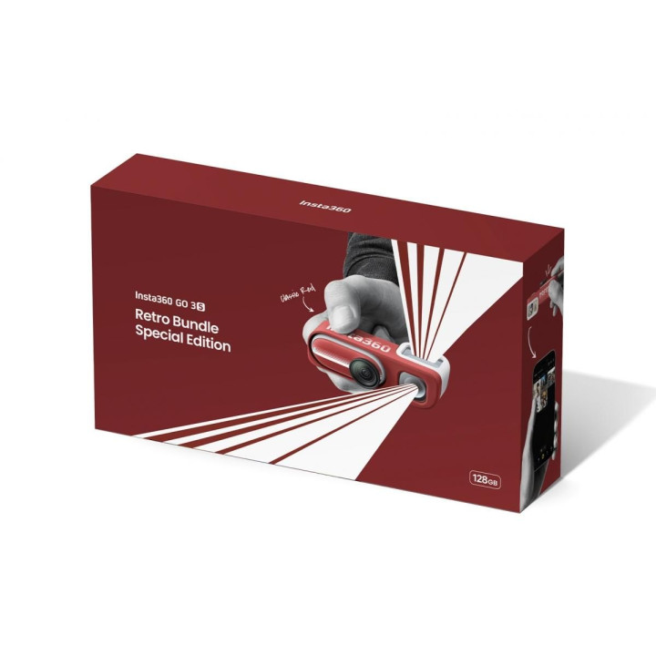 Insta360 GO 3S Retro bundle 128 GB (červená) Speciální edice