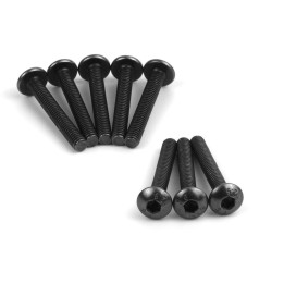 Imbusové šroubky s kulatou hlavou M2,5x18 mm (8 ks)