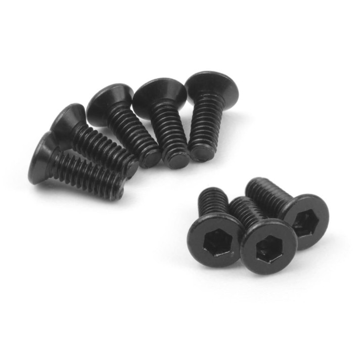 Imbusové šroubky se zápustnou hlavou 2,0x6 mm (8 ks)