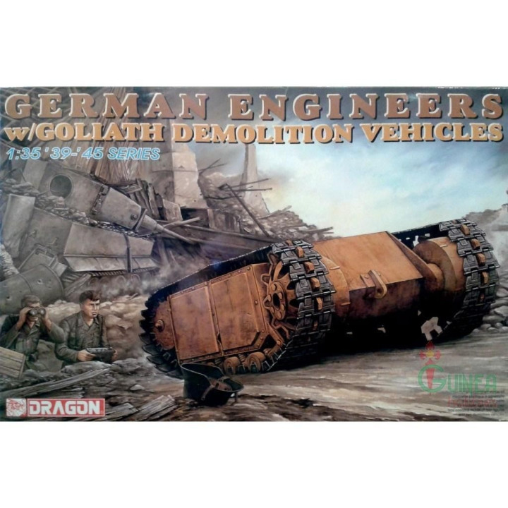 Model Kit military 6103 - GERM.ENG.W/GOLIATH (1:35)