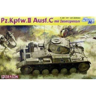 Model Kit tank 6432 - Pz.Kpfw.II Ausf.C w/ZUSATZPANZER (SMART KIT) (1:35)