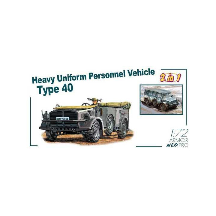 Model Kit military 7379 - HEAVY PERSONNEL VEHICLE TYPE 40 (1:72)