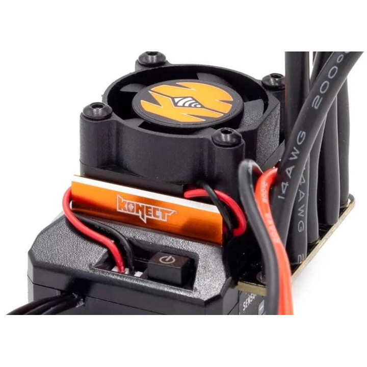 1/10 Konect Elite senzorový 100A 2S závodní regulátor s programovací kartou