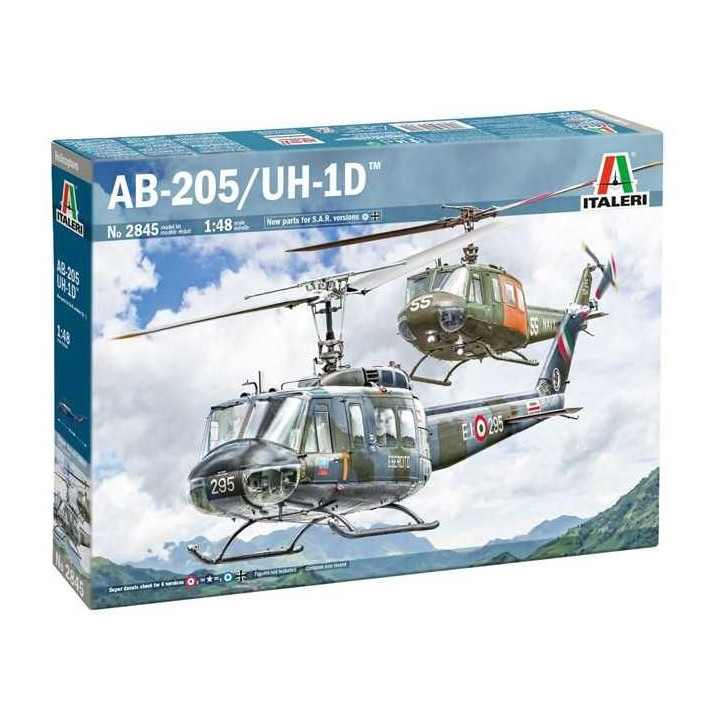 Model Kit vrtulník 2845 - AB.205 / UH-1D "SAR" (1:48)