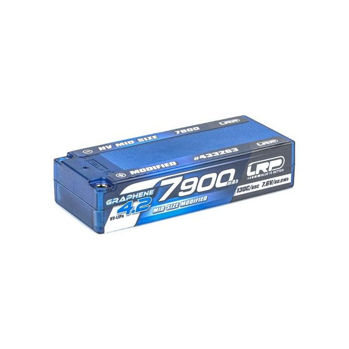 HV Mid Size Modified GRAPHENE-4.2 7900mAh Hardcase aku - 7.6V LiPo - 130C/65C
