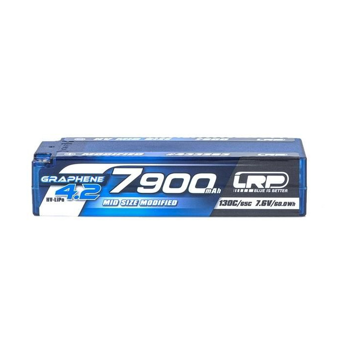 HV Mid Size Modified GRAPHENE-4.2 7900mAh Hardcase aku - 7.6V LiPo - 130C/65C