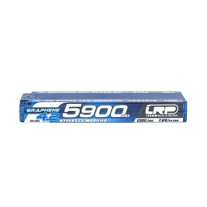 HV Hyper LCG Modified GRAPHENE-4.2 5900mAh Hardcase aku - 7.6V LiPo - 130C/65C