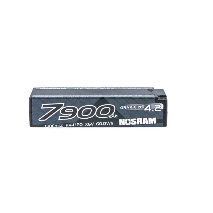 HV Mid Size Modified GRAPHENE-4.2 7900mAh Hardcase aku - 7.6V LiPo - 130C/65C