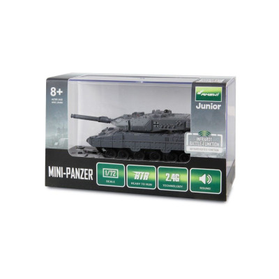 AMEWI Leopard II Mini-Panzer s IR bojovou funkciou 1:72 RTR | RCsvet