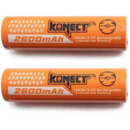 Li-ion akumulátory 18650 2600mAh (2 ks) s úložným pouzdrem