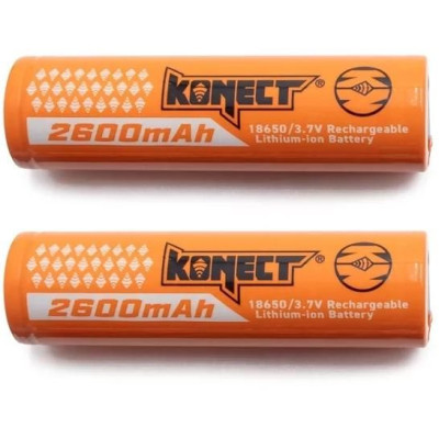 Li-ion akumulátory 18650 2600mAh (2 ks) s úložným pouzdrem