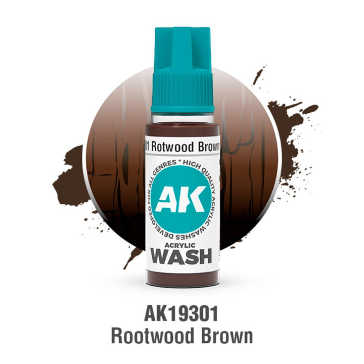 Rotwood Brown – Acrylic Wash 18 ml AK19301 | RCsvet