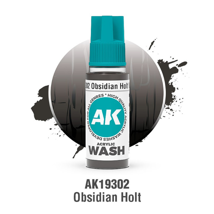 Obsidian Holt Wash – Acrylic Wash 18 ml AK19302 | RCsvet
