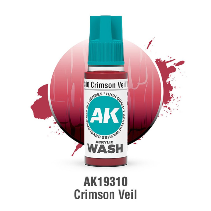 Crimson Veil Wash – Acrylic Wash 18 ml AK19310 | RCsvet
