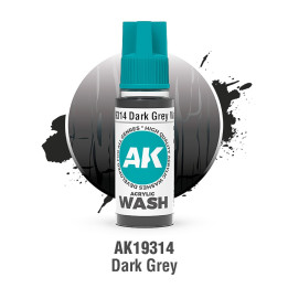 Dark Grey Wash – Acrylic Wash 18 ml AK19314 | RCsvet