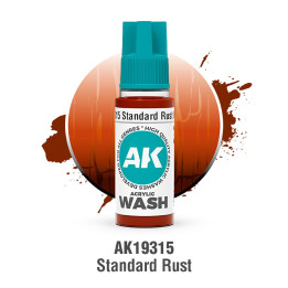 Standard Rust Wash – Acrylic Wash 18 ml AK19315 | RCsvet