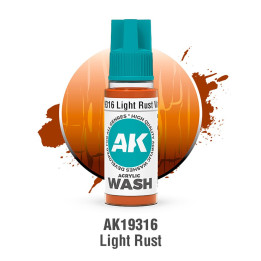 Light Rust Wash – Acrylic Wash 18 ml AK19316 | RCsvet