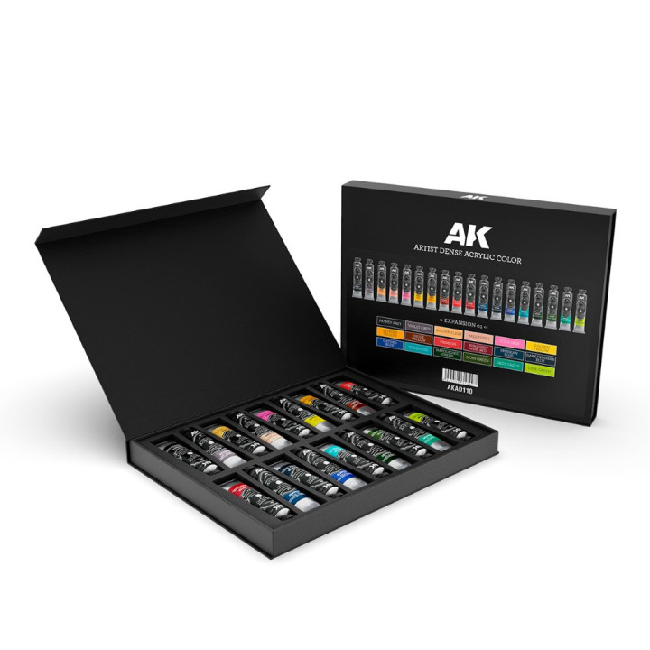 AK Dense Acrylic Deluxe 36 farieb RANGE-AKAD | RCsvet