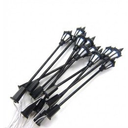10x Classic Lamps with LED Lights / 10x klasické lampy s LED svetlami