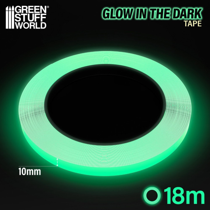 Glow in the dark tape 10mm / Svietiaca páska v tme 10 mm
