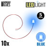 LED diódy MODRÁ - 5 mm 10ks