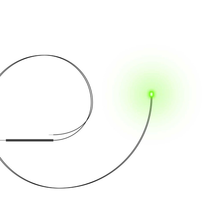 LEDs GREEN light - 1mm / LED diódy ZELENÁ - 1 mm 10ks