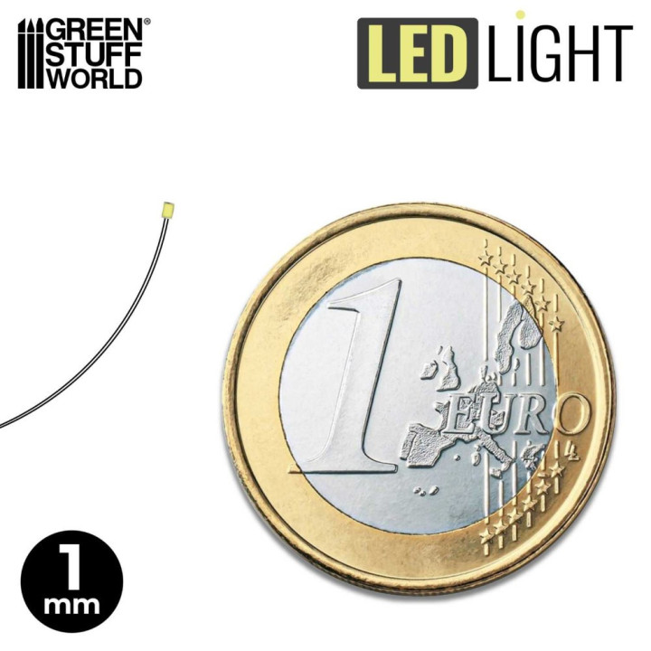 LEDs RED light - 1mm / LED diódy ČERVENÁ - 1 mm 10ks