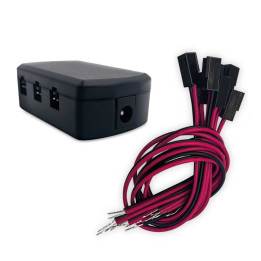 6-port HUB Splitter + 6 quick connect cables / 6-portový rozdeľovač HUB + 6 káblov na rých