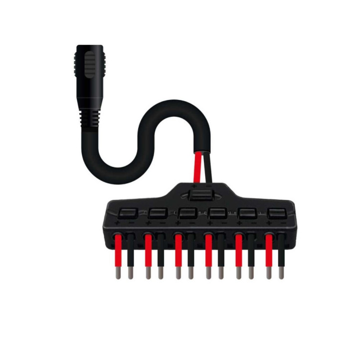 Multiple Fast connector (x6) + Jack female connector / Viacnásobný rýchly konektor (x6)