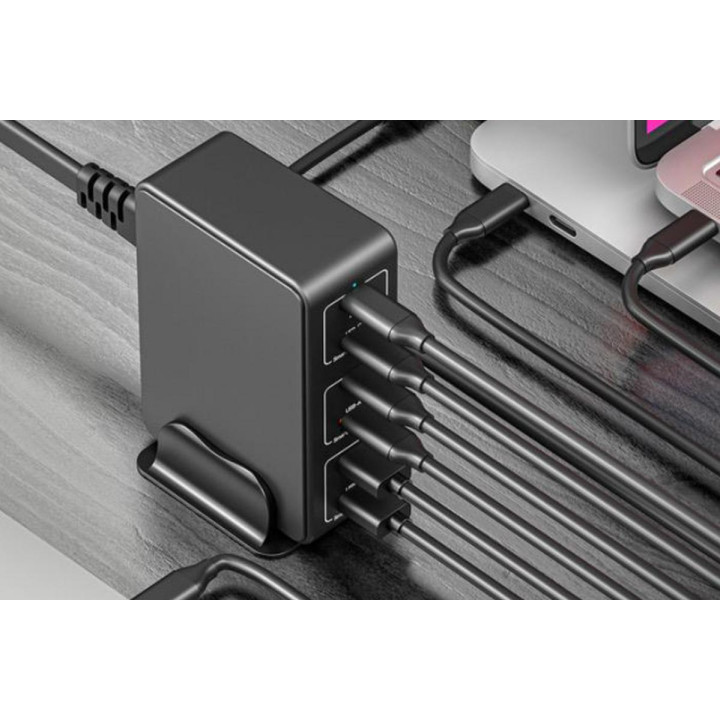 6in1 120W USB-A & USB-C Rychlonabíječka