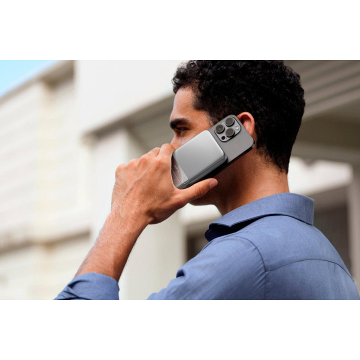 EcoFlow RAPID Magnetic Power Bank (5000mAh) - stříbrná