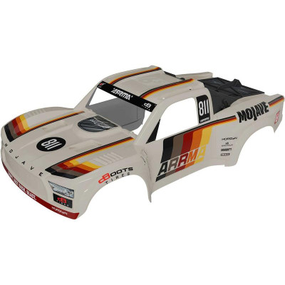 Arrma karoserie MOJAVE 6S BLX, lakovaná, polepená a oříznutá, bílá