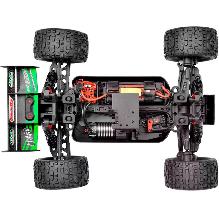 PUNISHER-4 - Monster Truck 4WD 3-4S - RTR - zelená