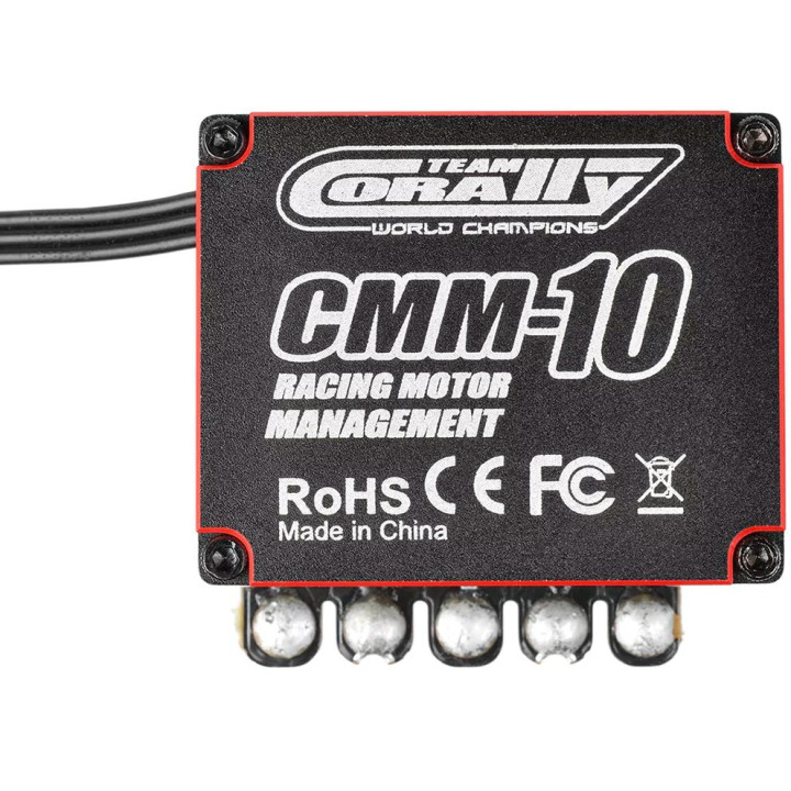 CMM-10 Racing Controller - 2-3S - 220A - senzorový regulátor - černý/červený