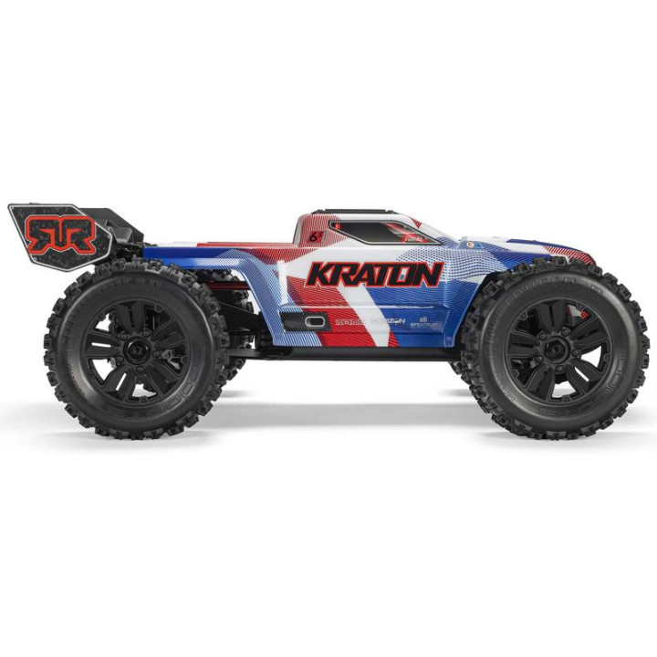 Arrma Kraton 6S V6 BLX 1:8 4WD RTR modrá/oranžová