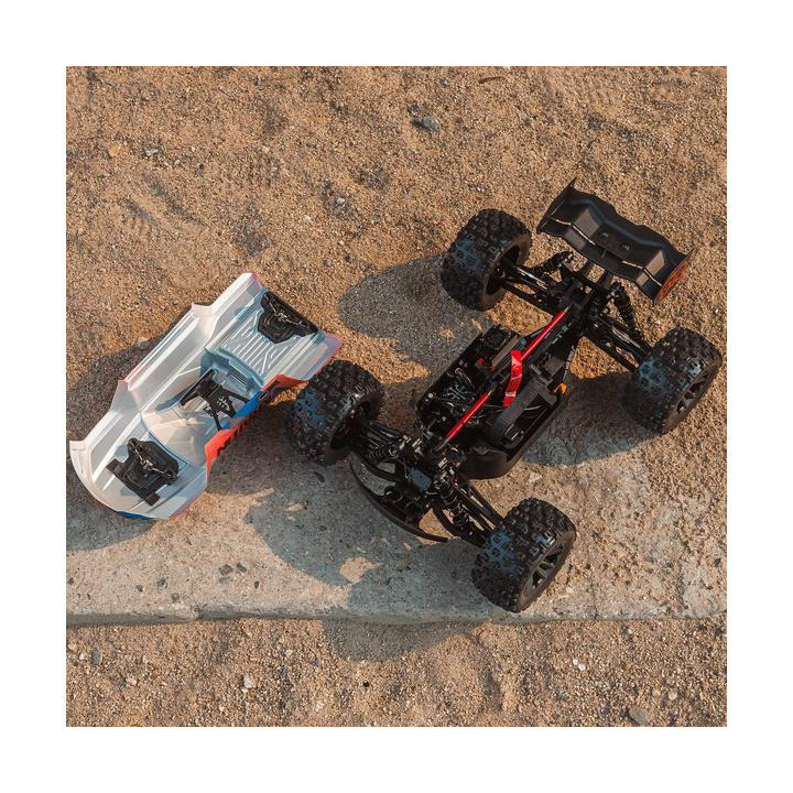 Arrma Kraton 6S V6 BLX 1:8 4WD RTR modrá/růžová
