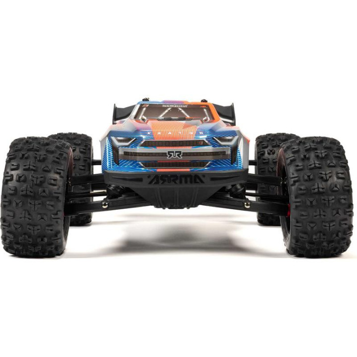 Arrma Kraton 6S V6 BLX 1:8 4WD RTR modrá/růžová