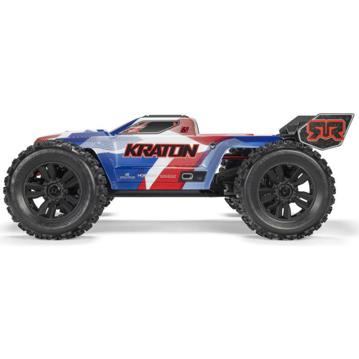 Arrma Kraton 6S V6 BLX 1:8 4WD RTR modrá/růžová