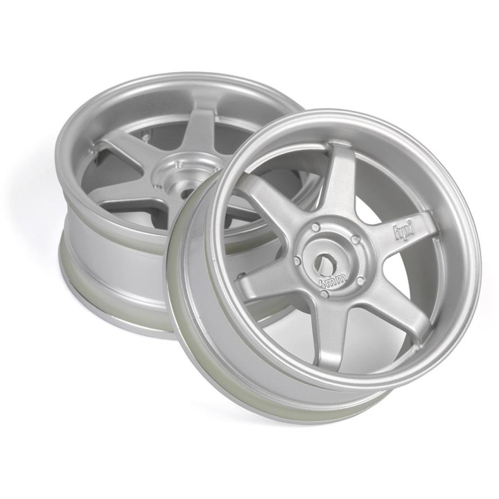 TE37 disky 26mm stříbrné (6mm offset) 2ks