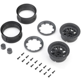 Axial disk kola 1.9" KMC Grenade Beadlock, šedý (2)